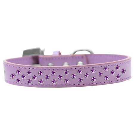 UNCONDITIONAL LOVE Sprinkles Purple Crystals Dog CollarLavender Size 20 UN796146